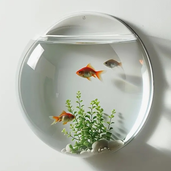 ❗️SOLD❗️2 (TWO) Wall-mounted Decorative Set, Hydroponic Plant Transparent - Picture 8 of 16